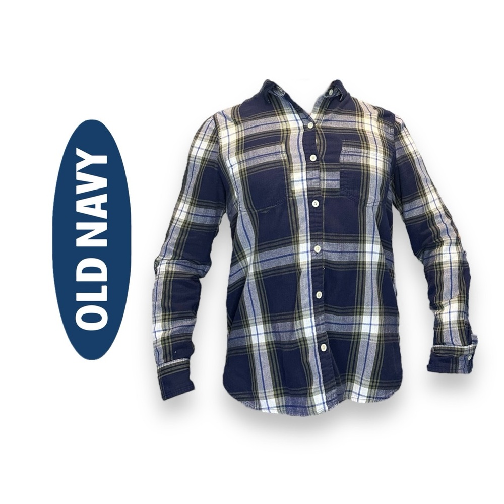 Old Navy Classic Plaid Shirt - Size Medium